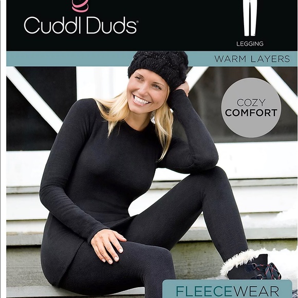 NWT Cuddl Duds Fleece Stretch Leggings - Picture 5 of 5